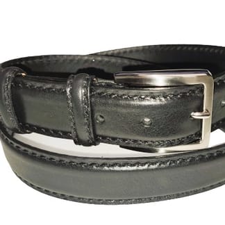 PAUL LAWRENCE MENS Solid Italian Leather Belt - Made In Italy - JP35