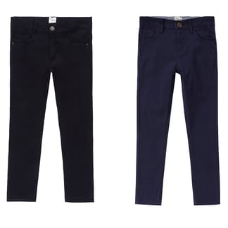 PETIT CLAIR PC TWO Boys Slim Fit Stretch Cotton Blend Casual Pants - P2B-PNT2