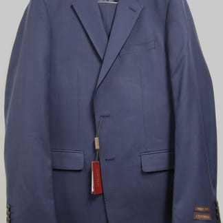 T.O. CENTRION BOYS HUSKY FIT NAVY DESIGN WOOL SUIT