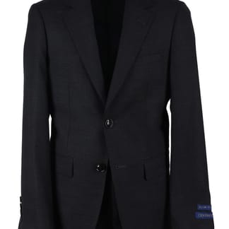 T.O. CENTRION BOYS HUSKY FIT NAVY FASHION WOOL SUIT