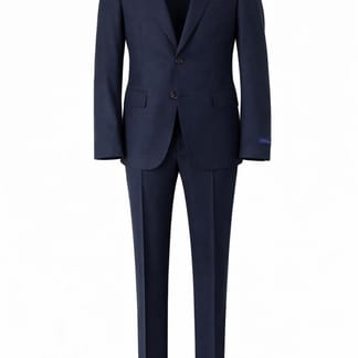T.O. CENTRION BOYS HUSKY FIT WOOL NAVY FASHION SUIT