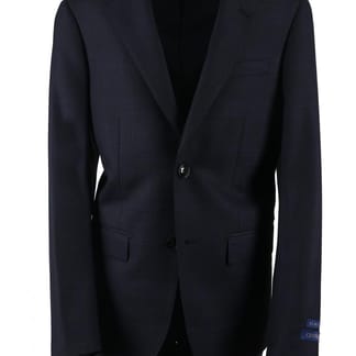 T.O.CENTRION MENS CLASSIC FIT NAVY FASHION WOOL SUIT
