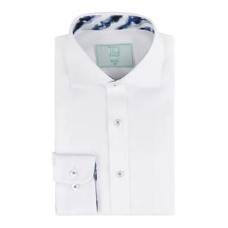 T.O. COLLECTION Boys Slim Fit Contrast Shirt CS056-CS