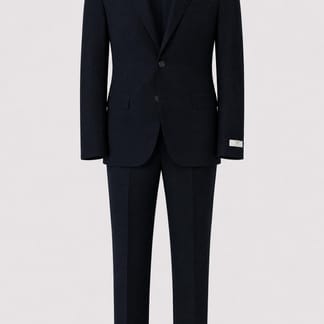 T.O. MENS SLIM FIT MICROFIBER NAVY FASHION SUIT