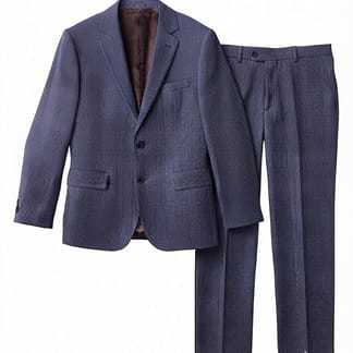 TALLIA Boys Skinny Navy Wool Suit