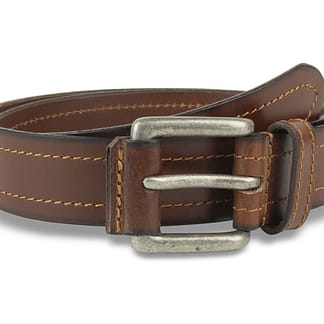 TALLIA Men's Brown Jean Leather Belt