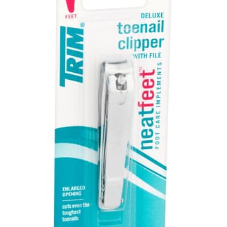 TRIM DELUXE Toenail BIG Clipper With File