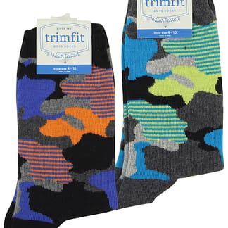 TRIMFIT Boys Cotton Splash Design Socks - 1 Pack