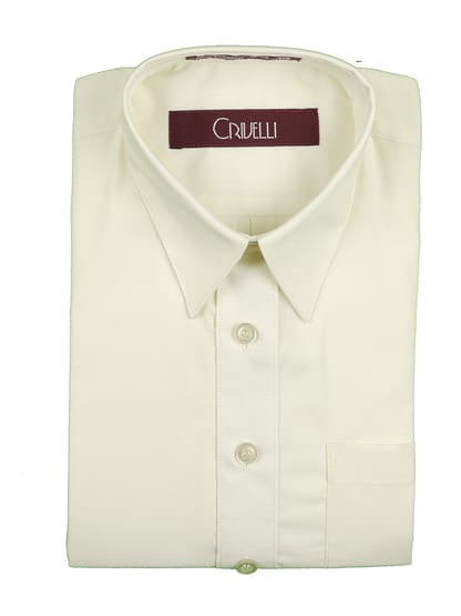CRIVELLI Boys Ecru Cotton Blend Long Sleeve Dress Shirt - Boytique % CRIVELLI Boys Ecru Cotton Blend Long Sleeve Dress Shirt - Boytique %