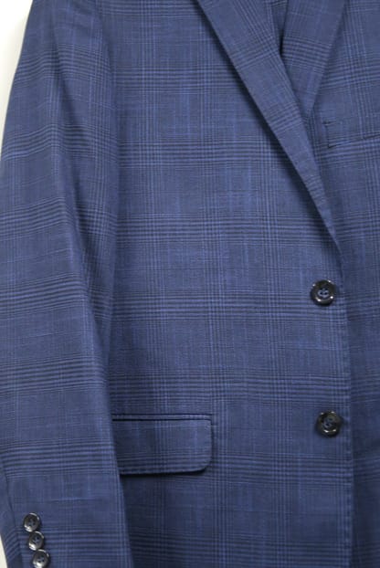 T.O. COLLECTION BOYS SLIM FIT MICROFIBER BLEND NAVY DESIGN SUIT - Image 2