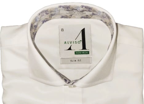 Mavezzano Slim-Fit Boys Plaid Dress Shirt - Navy & White Check