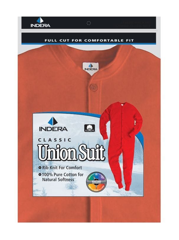 INDERA Mens Classic Thermal Union Suit Boytique