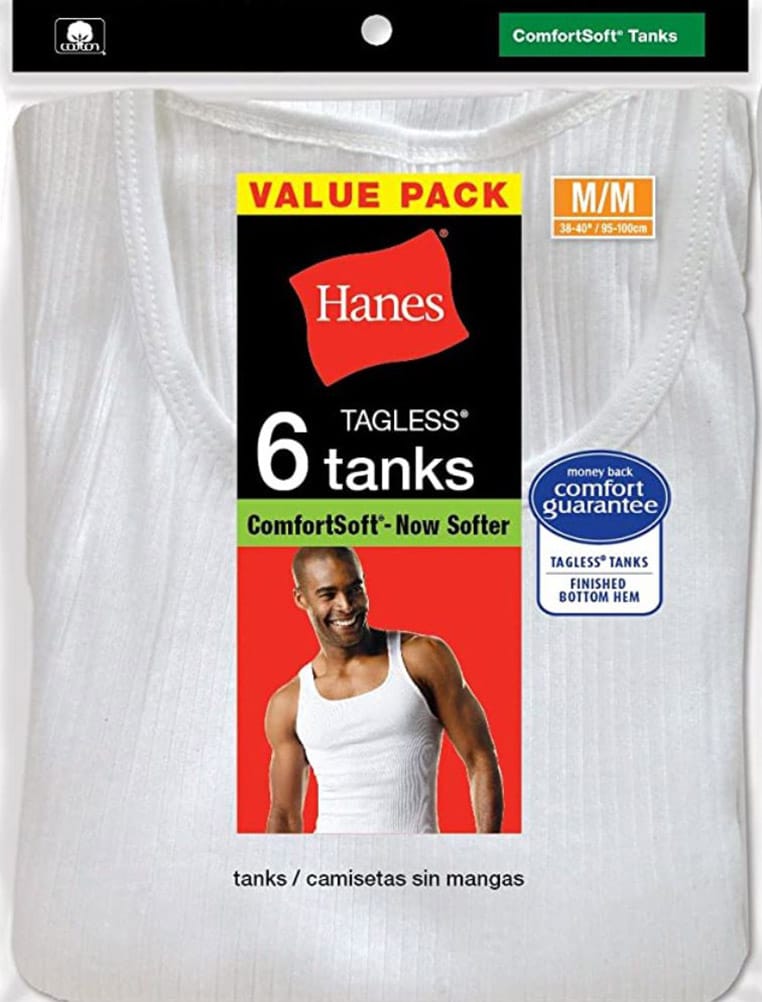 Hanes 6-Pack Hanes A-Shirt Tanks