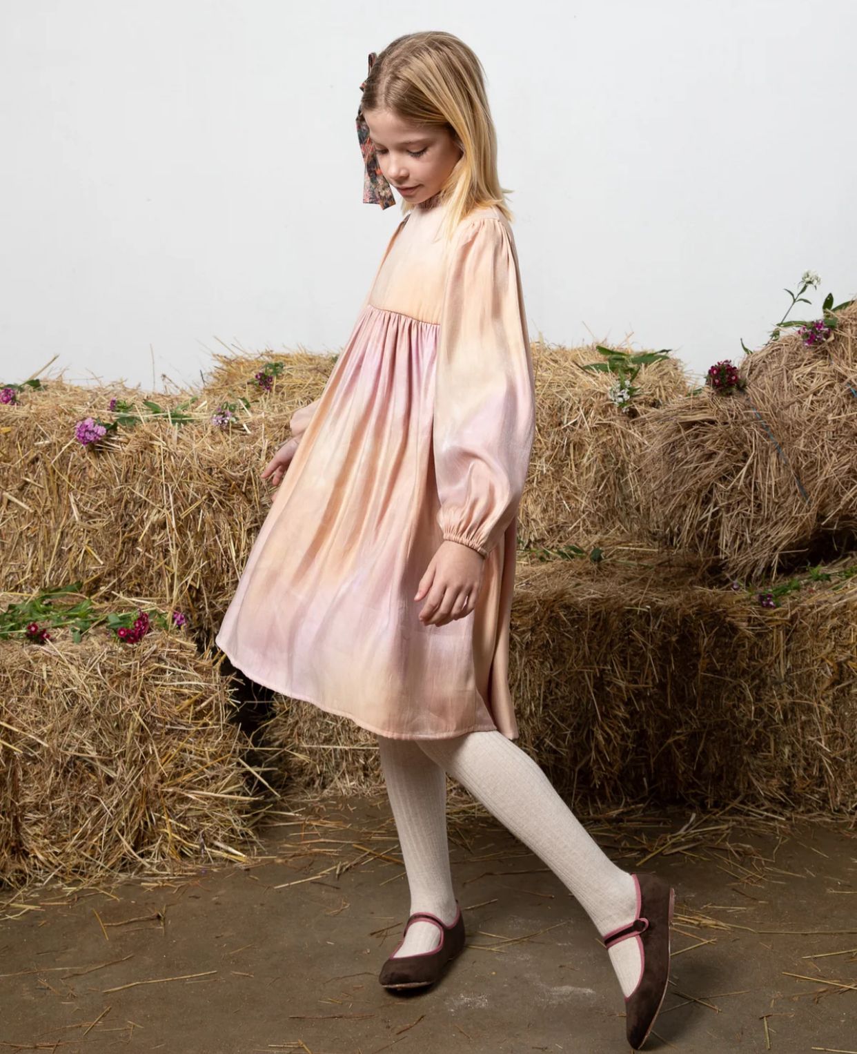 Bebe Organic Annice Dress  Strawberry Field