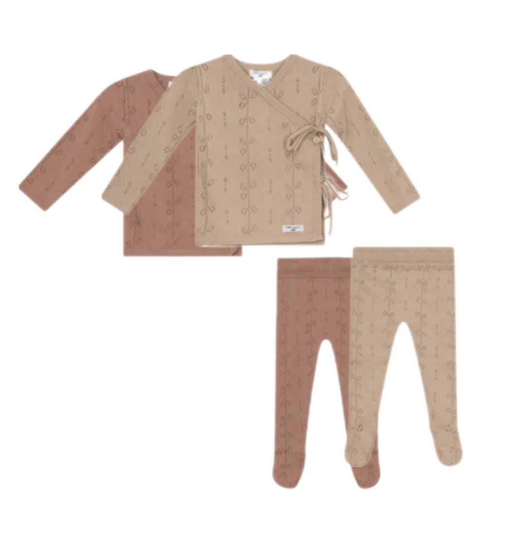 LITTLE FRAGILE BABY KNIT LACE IN A 2PC SET - Boytique