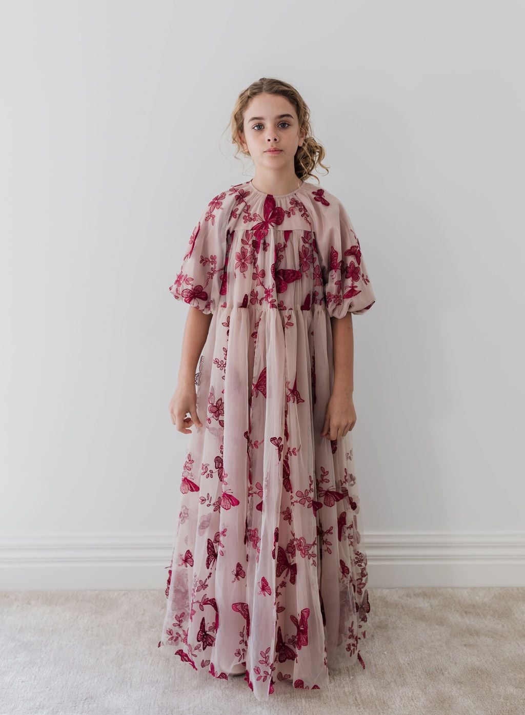 PETITE AMALIE BURGUNDY GOWN 1249 - Boytique %