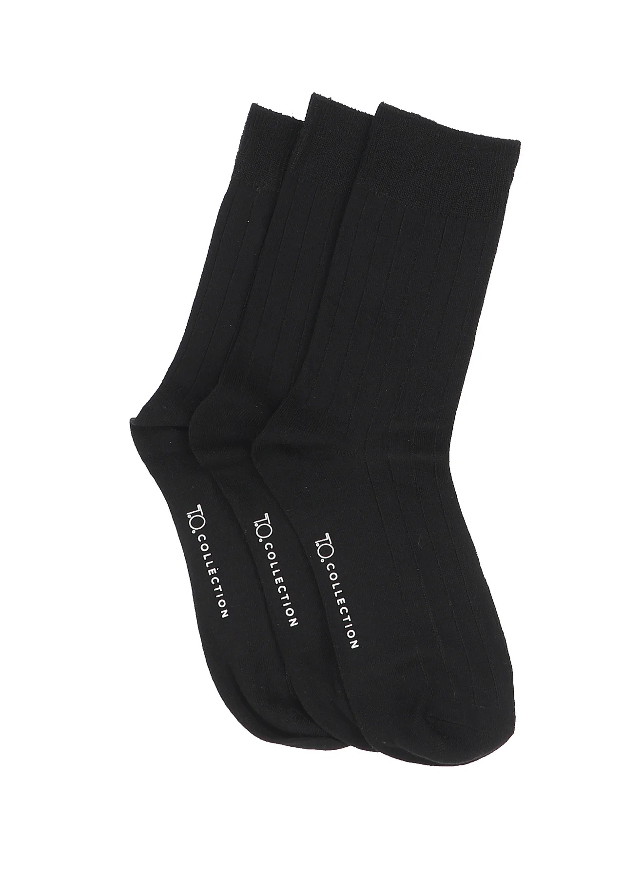 T.O. COLLECTION MENS BAMBOO BLEND RIBBED DRESS SOCKS 3-PACK - Boytique